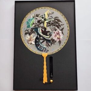 Dior Embroidered Round Fan